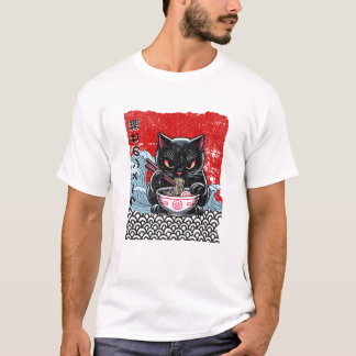 Camiseta Festa de Ramen Felino Feroz
