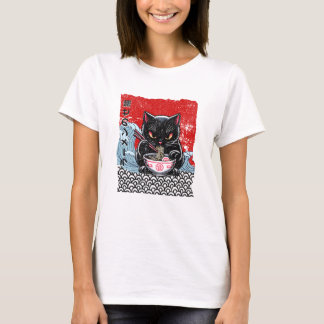 Camiseta Festa de Ramen Felino Feroz