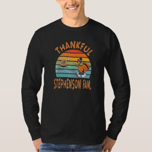 Camiseta Festa de Reunião de Ação de Graças da Família Step