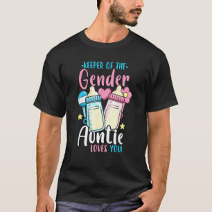 Camiseta Festa de Revelação de Gênero Tia Guardiã do Gênero
