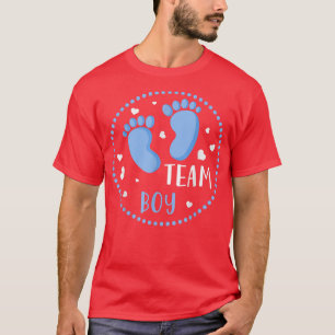 Camiseta Festa de Revolução de Gênero Equipe Menino Bebê Fu