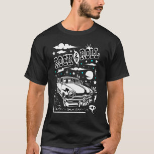 Camiseta Festa de Rock And Roll Anos 50 Fantasias Greaser 