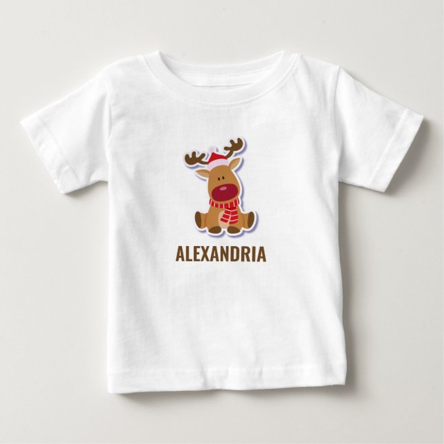 Camiseta Festa de Rudolph Rudolph Santa Claus (Frente)