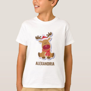 Camiseta Festa de Rudolph Rudolph Santa Claus