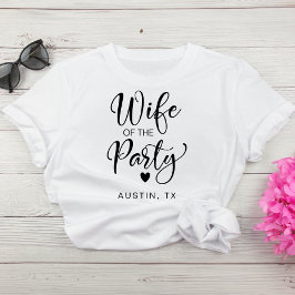 Camiseta Festa de solteira Bride Austin