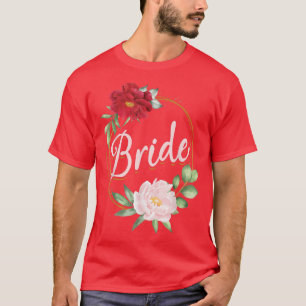 Camiseta Festa de Solteira Casamento Chuveiro Nupcial Flora