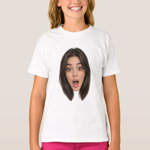 Camiseta Festa de Solteira com Recorte de Rosto Personaliza