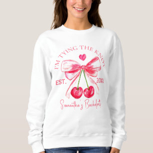 Camiseta Festa de Solteira Coquete Laço Rosa Cereja 