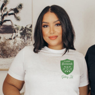 Camiseta Festa de solteira de acampamento personalizado sen