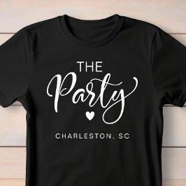 Camiseta Festa de solteira de Charleston Fácil