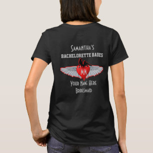 Camiseta Festa de solteira de estilo Biker
