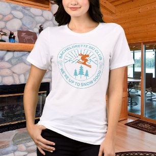 Camiseta Festa de Solteira de Inverno Pós-Eski Turquesa