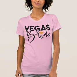 Camiseta Festa de solteira de Vegas Bride