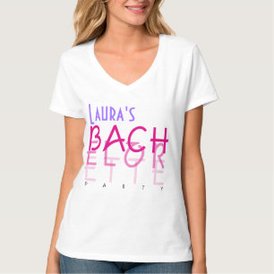 Camiseta Festa de solteira desbotada personalizável