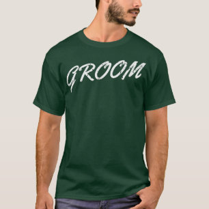 Camiseta Festa de solteira Funny Groom Solteiro Casamento G