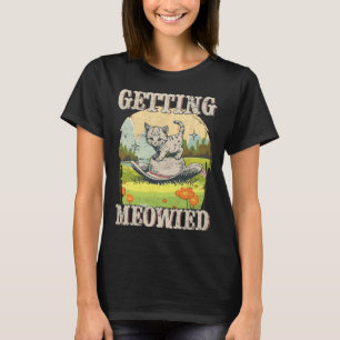 Camiseta Festa de Solteira Meowdy Cowgirl Cowboy Gato Noiva