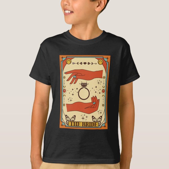 Camiseta Festa de Solteira Mística Celestial A Noiva Ta (Frente)