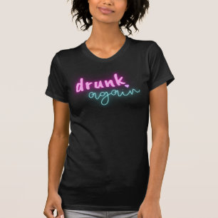 Camiseta Festa de Solteira Neon Divertida de Novo