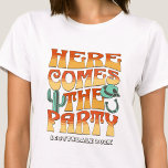 Camiseta Festa de Solteira no Deserto Caubói do Oeste Groov<br><div class="desc">Entre no Aventura com essas Camisetas Personalizadas de Despedida de Solteira com Tema do Deserto! Abrace o encanto do deserto enquanto você embarca em uma despedida de solteira única. Essa coleção exclusiva de camisetas personalizadas captura a essência do tema do deserto, infundindo-o com estilo e sofisticação para criar memórias duradouras...</div>