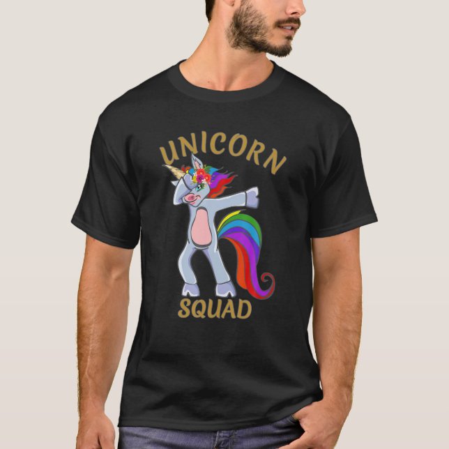Camiseta Festa de solteira no Esquadrão Unicorn ; Bater Uni (Frente)