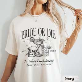 Camiseta Festa de solteira Personalizada Ou Mortal