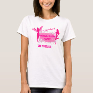 Camiseta Festa de solteira rosa personalizada
