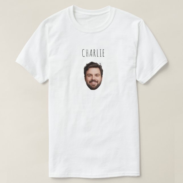 Camiseta Festa de solteira Rosto Engraçado Noiva do Groom (Frente do Design)