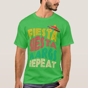 Camiseta Festa de Solteira Siesta Margs Repeat