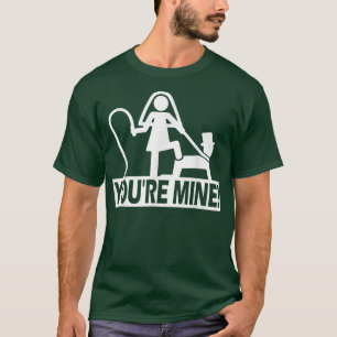 Camiseta Festa de Solteirão Engraçada Casamento Você é Meu