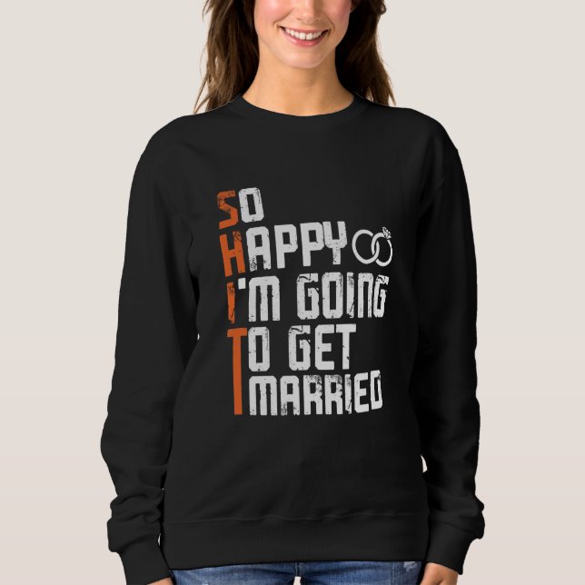 Camiseta Festa de Solteiro(a) Tão Feliz Estou Indo Para C (Frente)