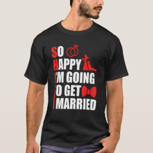 Camiseta Festa de solteiro do marido casamento noivo