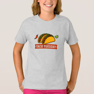 Camiseta Festa de Tacos de Terça-feira Splash