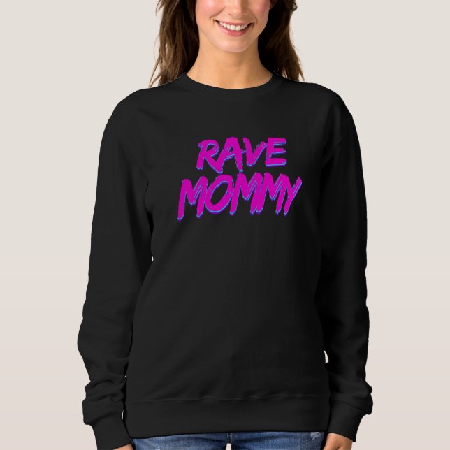 Camiseta Festa de Techno Rave da Mamãe Rave Festa de Baile  (Frente)