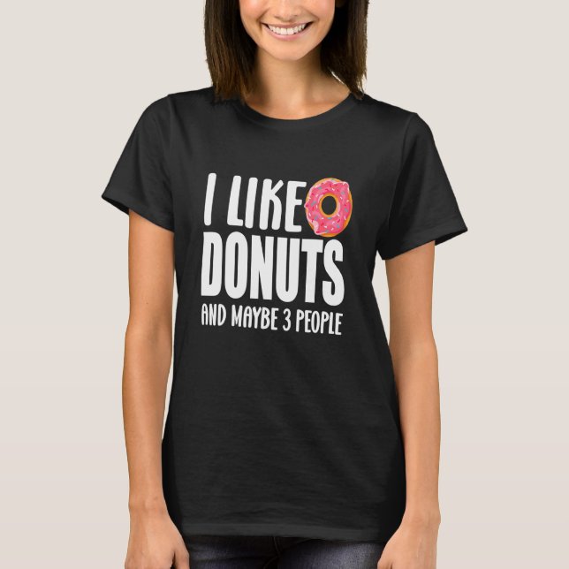 Camiseta Festa De Tema De Rosquinha comida Eu Gosto De Rosq (Frente)