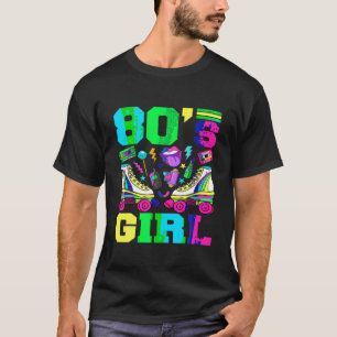 Camiseta Festa de Tema do Lover 20080s Moça 1980s Oitenta C