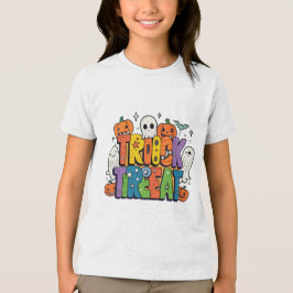 Camiseta Festa de Trick ou Tratar Cute Spooky