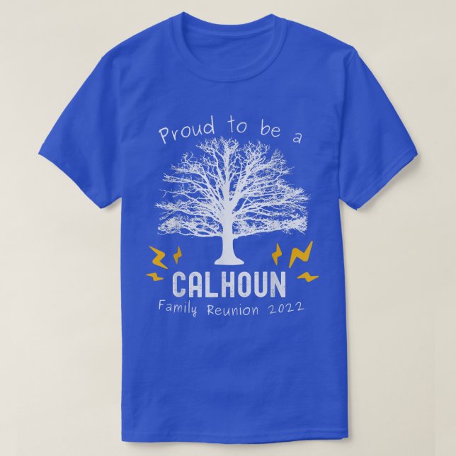 Camiseta Festa de Verão da Reunião da Família Calhoun 2022 (Frente do Design)
