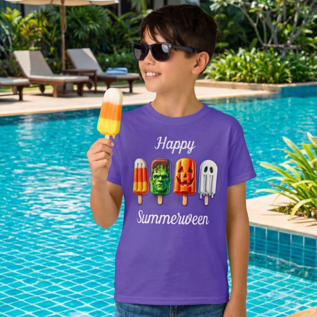 Camiseta Festa de Verão do Halloween de Summerween (Criador carregado)