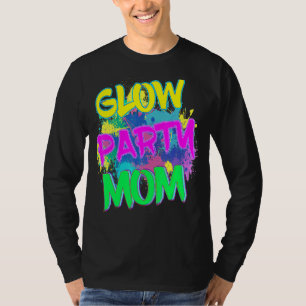 Camiseta Festa de Vestuário de Festa Brilhante Mãe