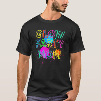 Camiseta Festa de Vestuário de Festa Brilhante Mãe Retro de