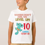 Camiseta Festa de Vídeo Axolotl Gamer Birthday Boy<br><div class="desc">Celebre o aniversário do seu filho,  sobrinha,  afilhado,  filho do seu melhor amigo com este design original e único. Especial para amantes de Videos games. Combine com toda a família. E criar momentos inesquecíveis</div>