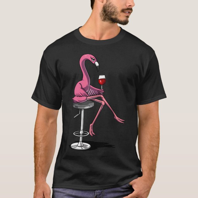 Camiseta Festa de Vinho do Flamingo (Frente)