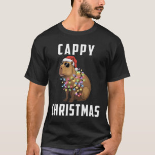 Camiseta Festa Divertida de Natal do Capivara Festivo 
