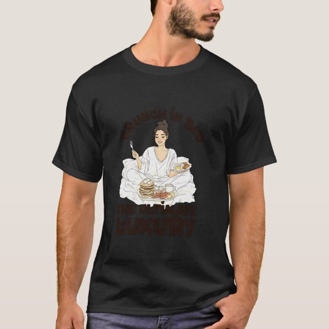 Camiseta Festa Divertida de Torradas Doce Design de Brunch  (Frente)