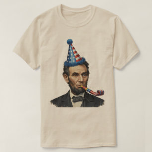 Camiseta Festa Divertida do Partido de Abraham Lincoln