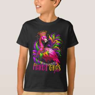 Camiseta Festa do Carnaval Encantada Idea Flamingo Mardi Gr