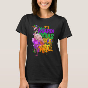 Camiseta Festa do Carnaval Encantada Idea Flamingo Mardi Gr