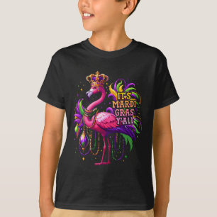 Camiseta Festa do Carnaval Encantada Idea Flamingo Mardi Gr