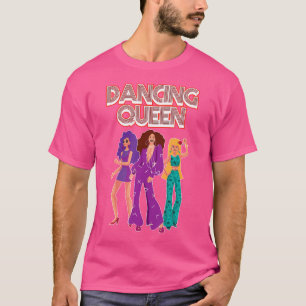 Camiseta Festa do Clube de Dança Queen Disco 1970S Gif