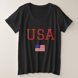 Camiseta Festa do dia quatro de julho bandeira dos EUA Amér